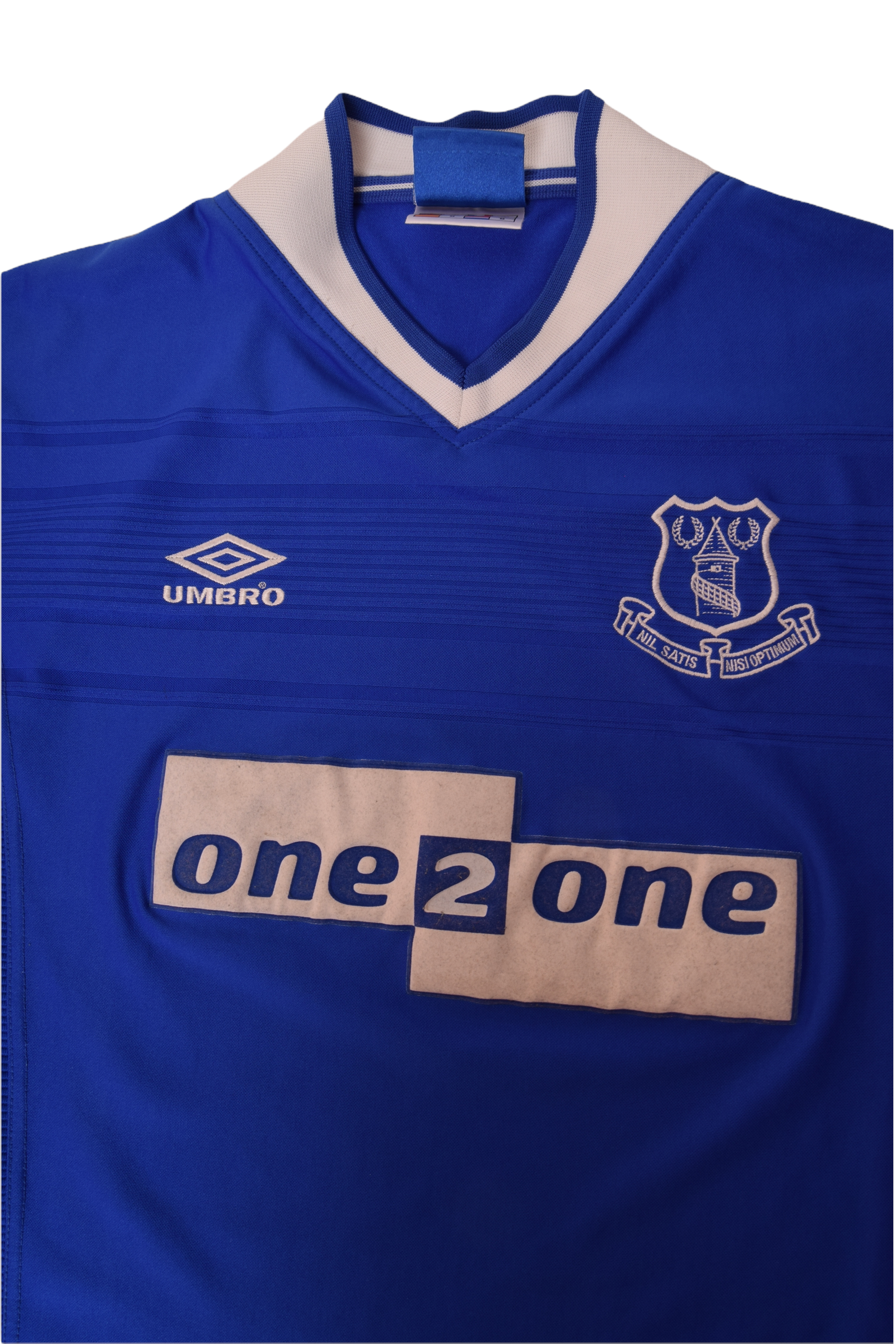 Vintage Everton Umbro '99-'00 Home Football Shirt Size M Vapa Tech Blue One 2 One