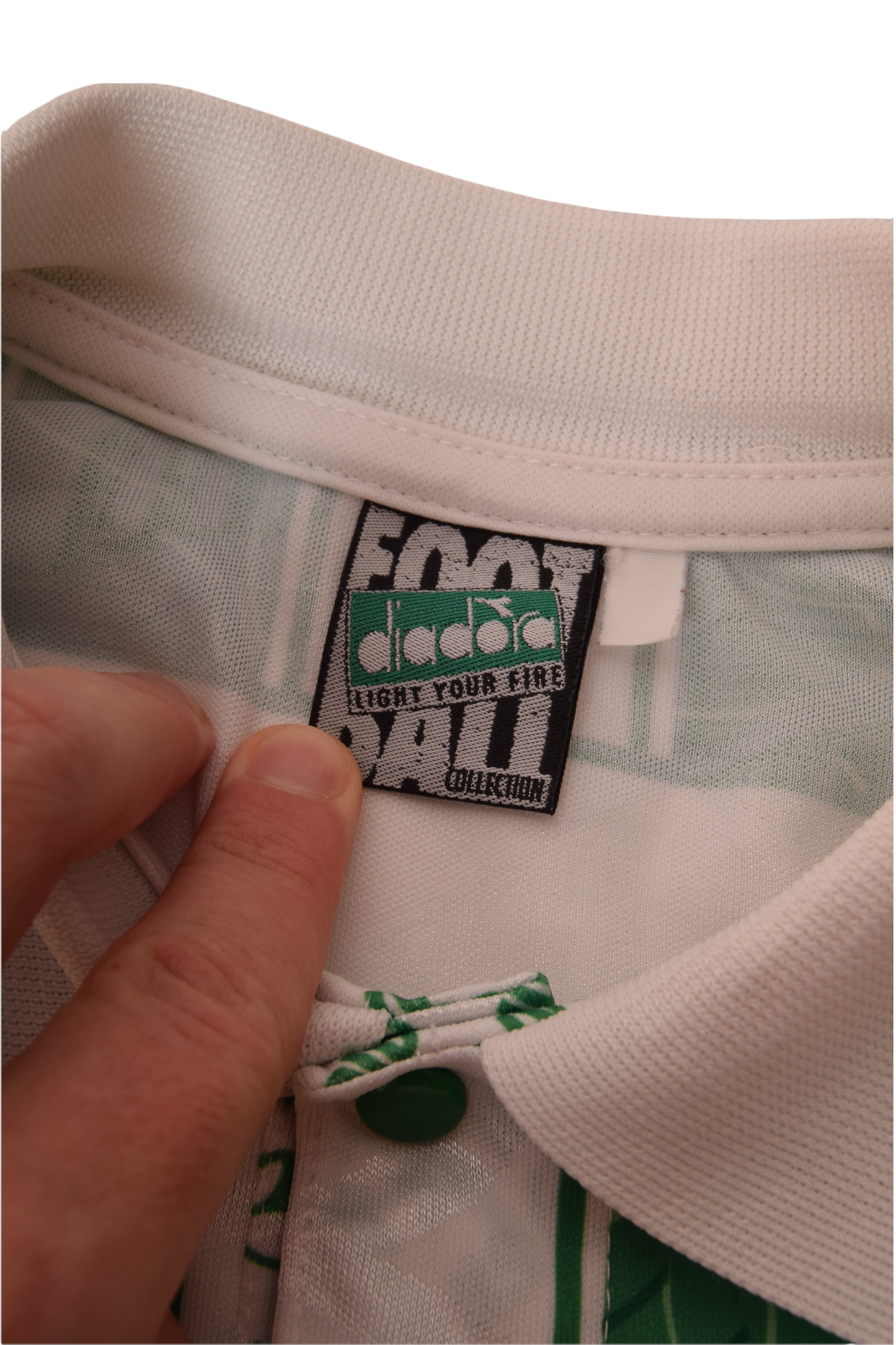Vintage Rapid Vienna Diadora 1994-1995 Home Football Shirt Size M White Green