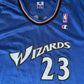 Michael Jordan Washinton Wizards Champion 2001-2002 Away Basketball Jersey Blue # 23 NBA Made in Korea Size 44 Size XL