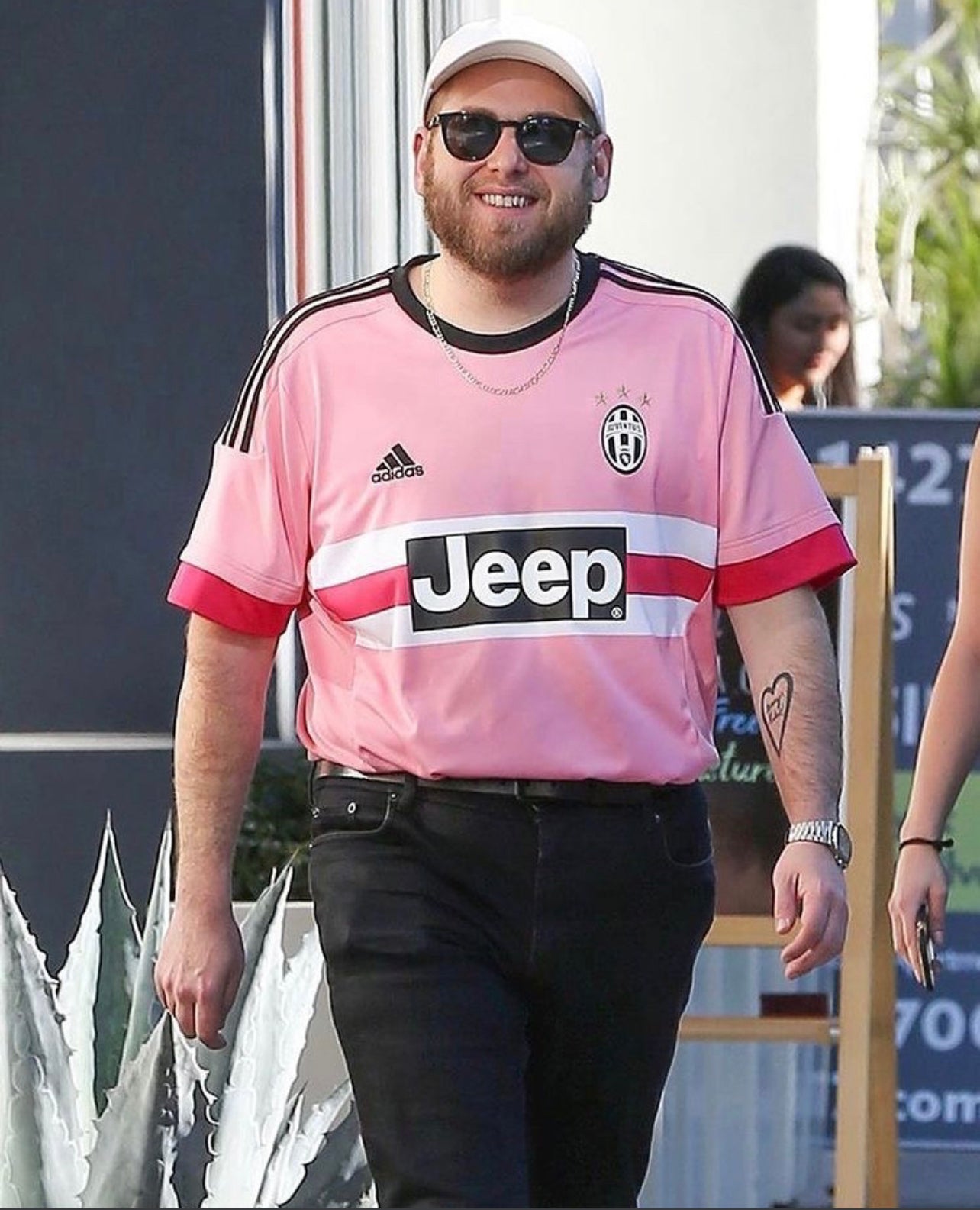 Juventus Torino Cuadrado Adidas 2015-2016 Away Football Shirt Pink No 16 Size S Jeep ClimaCool