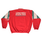 Vintage 80's - 90's Adidas Sweatshirt Crew Neck Italia Campionato Mondiale Di Calcio 27 Magio 10 Giugno 1934 Heavy Cotton Red Size L-XL